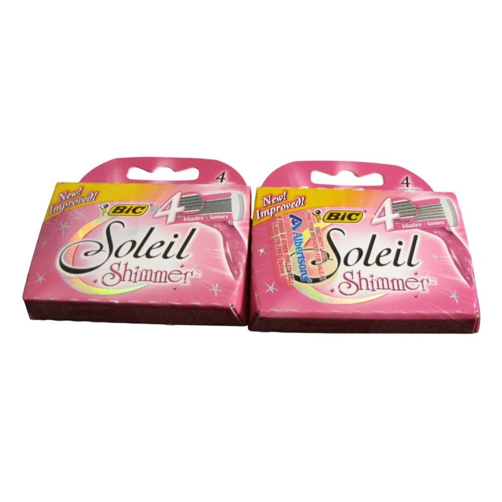 BIC Soleil Shimmer Razor Refill Blades 2 Packs
